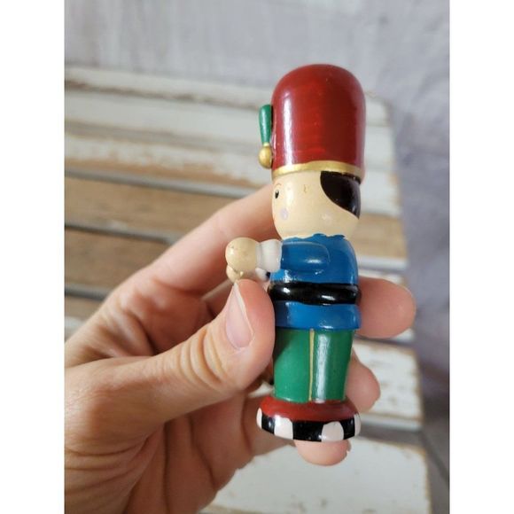 Russ nutcracker soldier guard vintage ornament Xmas holiday tree - Picture 2 of 5